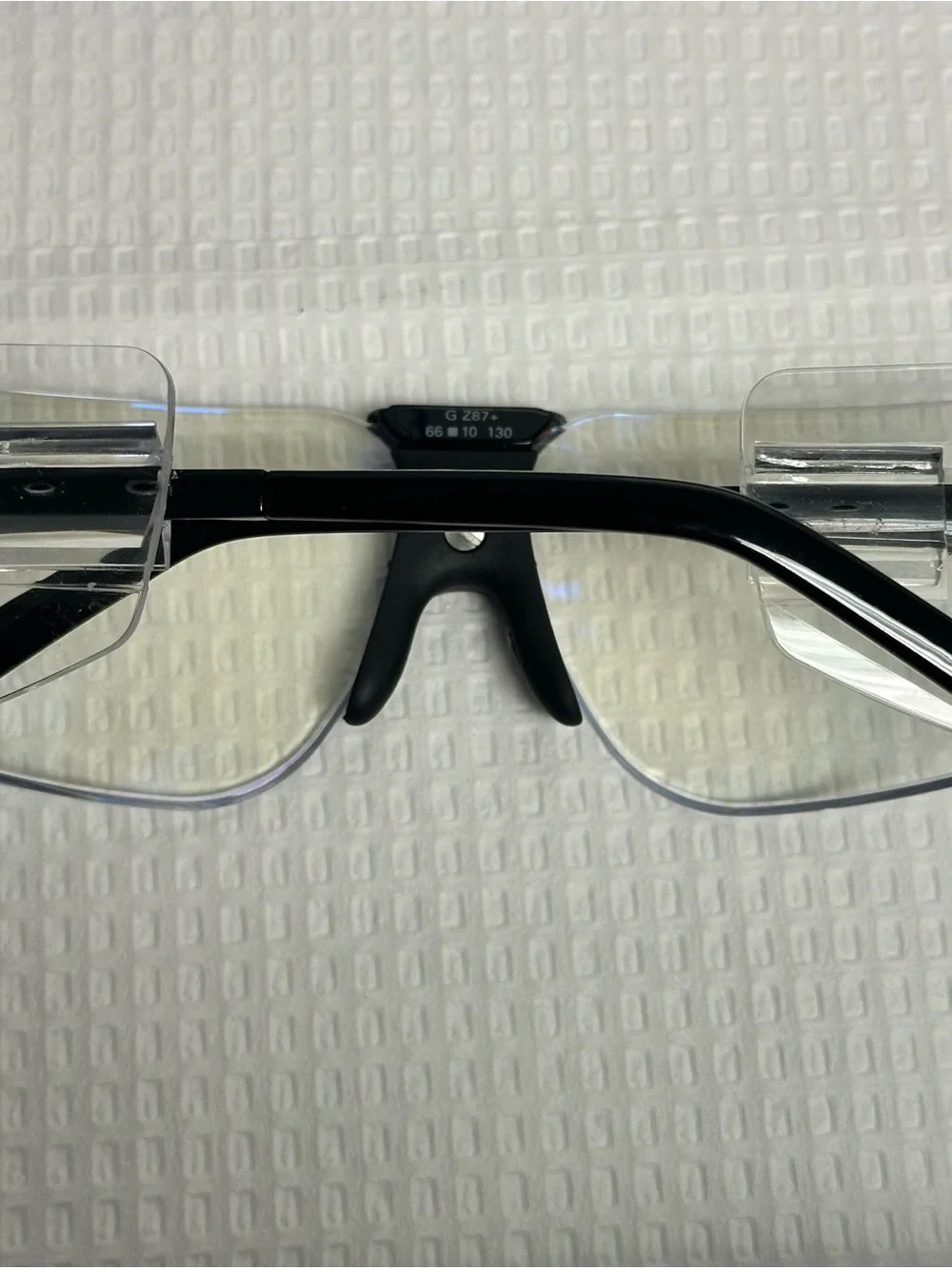 Gargoyles Unisex Classic 85s Safety Glasses With Side Shields Black / Clear
